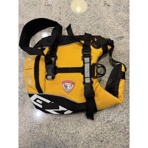 Ezydog Dog Premium Flotation Device Life Jacket Yellow Size XS New With Tags